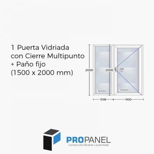 Kit Aberturas PVC Hus 1