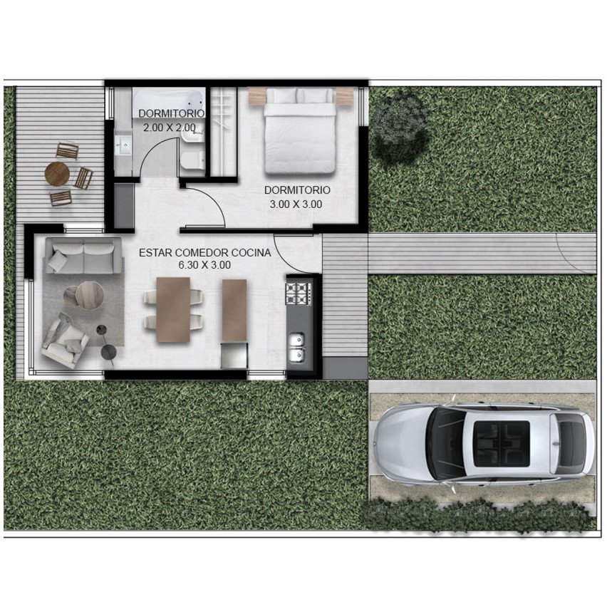 Kit Procrear Federal 2 | 40 m2 - Shop PROPANEL