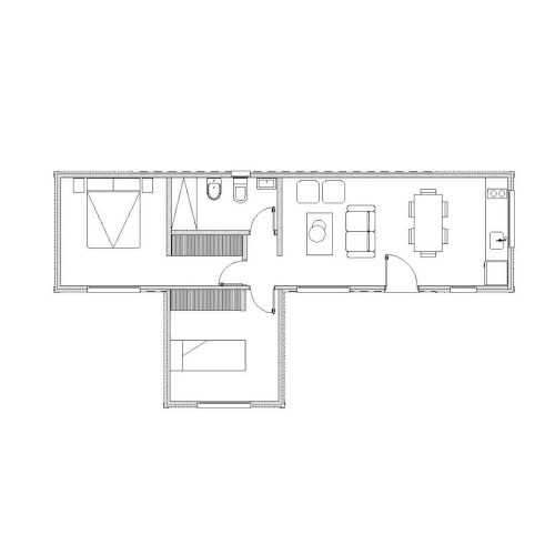 Modulo 45 m2 Planta